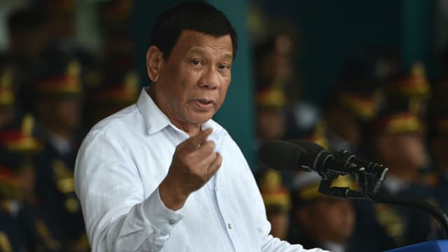 Le président philippin Rodrigo Duterte