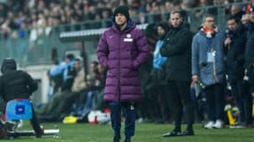 Luis Enrique lors de la victoire du PSG au Mans (0-2, Coupe de France), le 4 février 2025