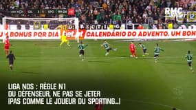 Liga Nos : Règle n°1 du défenseur, ne pas se jeter (pas comme le joueur du Sporting...)