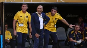 Miguel Angel Russo lors du match Boca Juniors-Benfica (2-2, Coupe du monde des clubs 2025), le 16 juin 2025