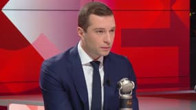 Jordan Bardella, président du Rassemblement national, sur RMC et BFMTV, le 27 avril 2023