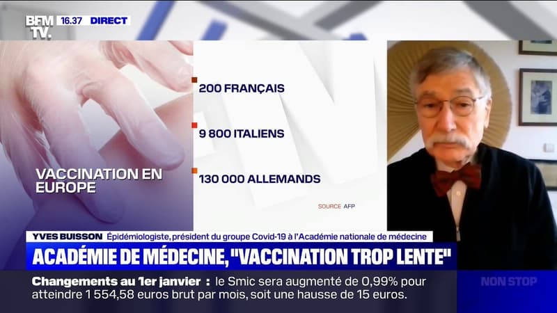 Vaccination contre le Covid-19 en France: le Pr Yves Buisson déplore