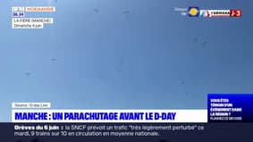 Manche: 60 parachutistes de la Fière ont sauté ce dimanche pour le D-Day