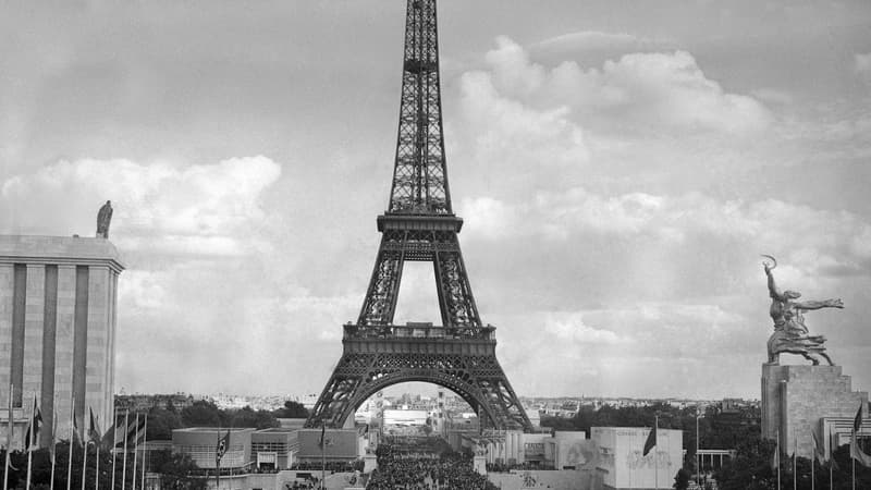 La Tour Eiffel, ici en 1937, a été vendue deux fois par Victor Lustig, escroc phénoménal.