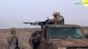 Capture d'une vidéo intitulée «La conquête d'Azawad» (nord du Mali), postée le 7 juillet 2012 sur Youtube par le groupe terroriste Ansar Dine, suspecté de liens avec Aqmi.
