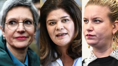 Sandrine Rousseau, Raquel Garrido et Mathilde Panot