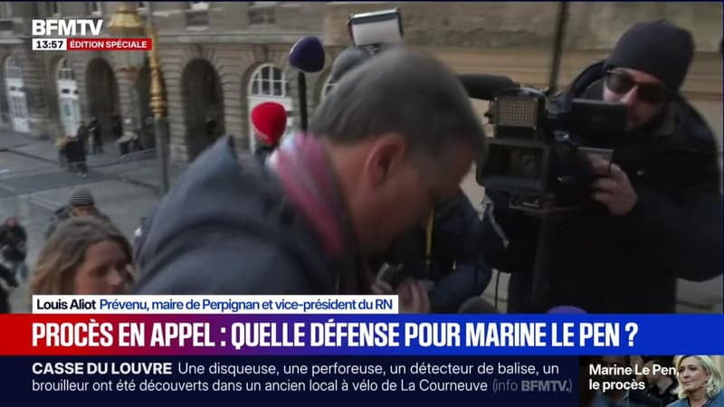 "Dans tous les cas de figure, ça a des répercutions": Louis Alliot, prévenu dans l'affaire des assistants parlementaires, s'est exprimé en amont de l'ouverture du procès en appel du RN