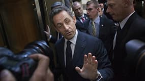 Nicolas Sarkozy, le 11 octobre 2012 à New York