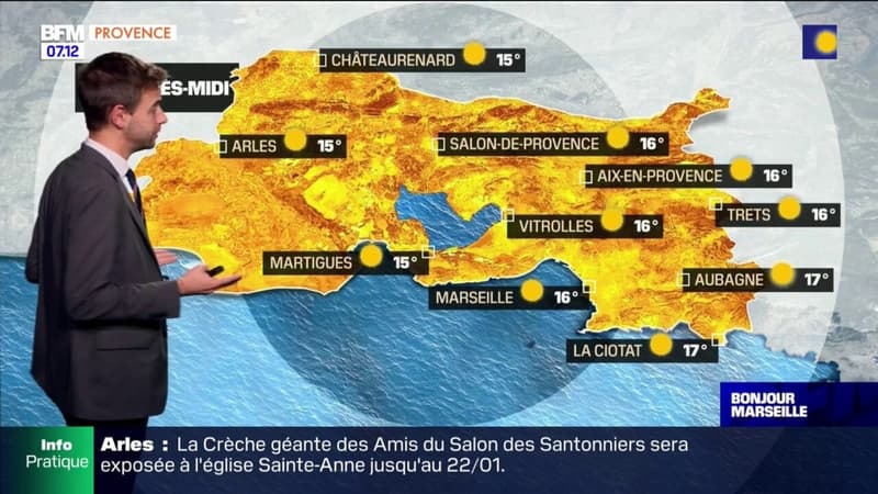 Météo Bouches-du-Rhône: Pas un nuage en vue ce mardi, 16°C à Vitrolles, 17°C à Aubagne