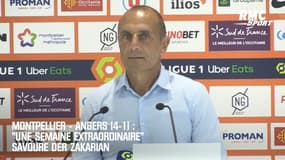 Montpellier - Angers (4-1) : "Une semaine extraordinaire" savoure Der Zakarian