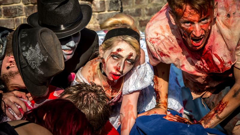Marche de "zombies", le 1er octobre 2014 à Lille. (Illustration)