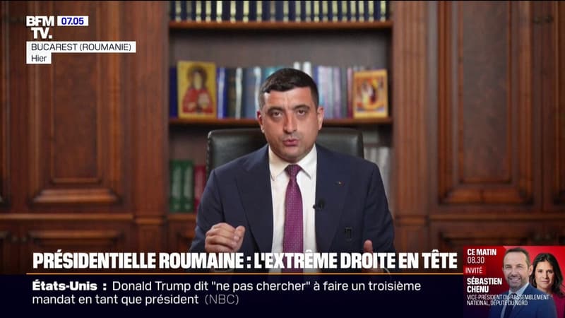 En Roumanie, le candidat d'extrême droite arrive en tête du premier tour de la présidentielle, avec près de 40% des voix