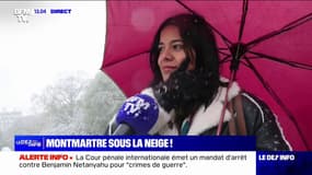 "C'est un rêve pour moi": cette touriste mexicaine s'extasie devant le Sacré-Cœur sous la neige