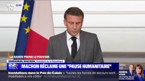 LA BANDE PREND LE POUVOIR - Emmanuel Macron réclame une "pause humanitaire" dans le conflit entre Israël et le Hamas