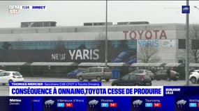 Onnaing: Toyota met sa production en pause ce mardi, faute de marchandises