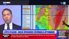 Alpes-Maritimes: le département vigilance jaune pluies, de grosses averses attendues