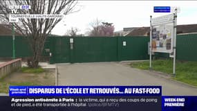 À l'heure de la cantine, trois élèves disparaissent et sont retrouvés dans un fast-food à 7 kilomètres de l'école