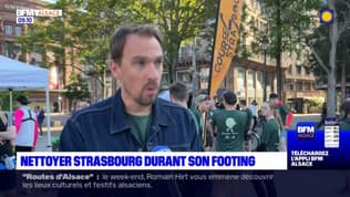 "Un éco running": l'idée de nettoyer Strasbourg durant son footing