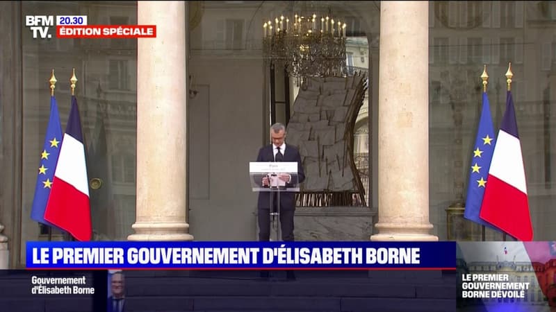 Le premier gouvernement d'Élisabeth Borne