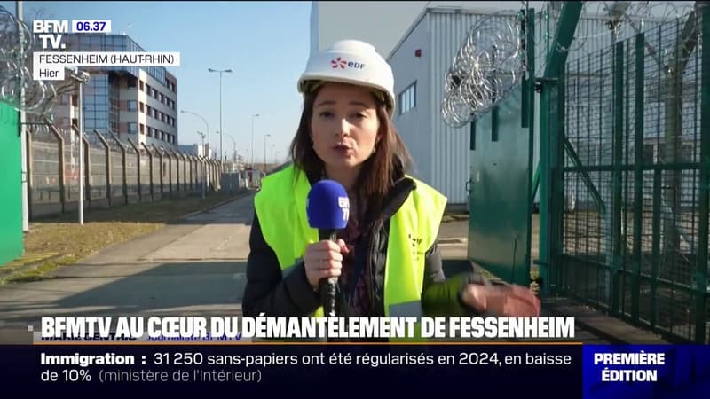 Fessenheim: la centrale se prépare pour son démantèlement prévu en 2026