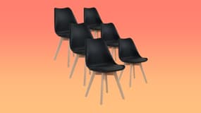 Ce lot de 6 chaises scandinaves est à moins de 120 euros et ce n'est pas une erreur de prix