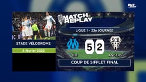 OM 5-2 Angers : Marseille culbute tout grâce au triplé de Milik, le goal replay avec les com RMC