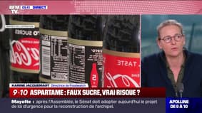 "Risques de santé réels": Karine Jacquemart, directrice de Foodwatch, appelle l'Union européenne à bannir l'aspartame