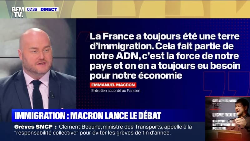 Immigration: Emmanuel Macron défend 