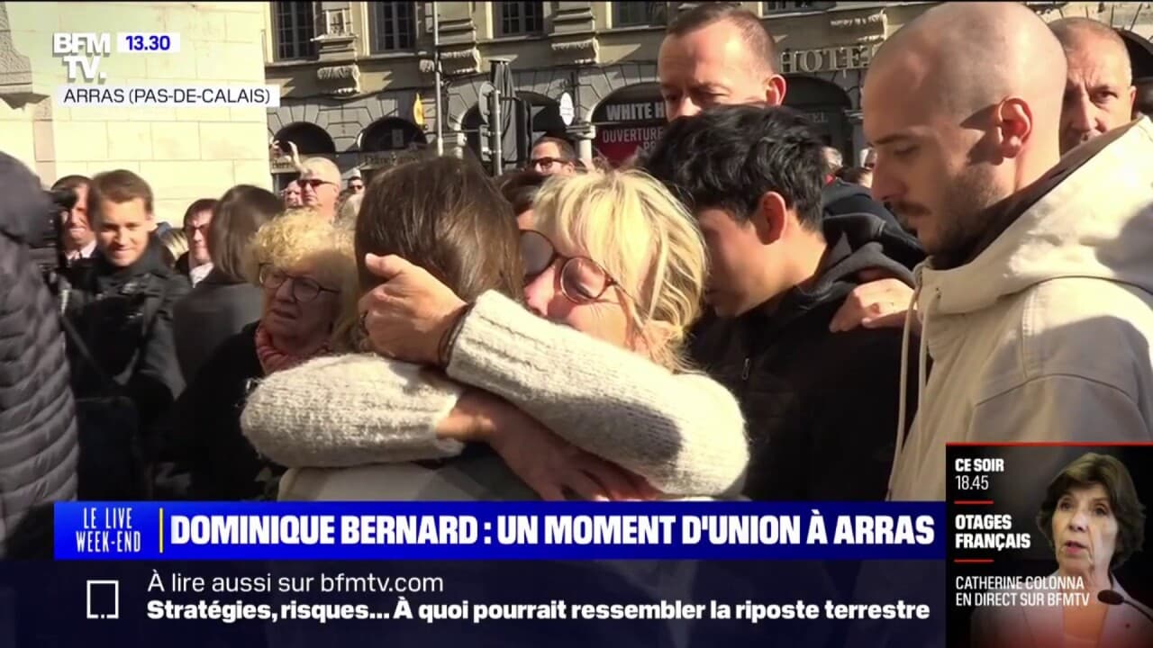 Cest Important Aujourdhui De Montrer Quon Est Unis à Arras Le Rassemblement En Hommage à