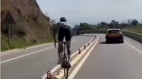 Le coureur espagnol Francesco Galvan