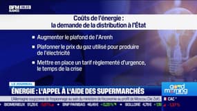 Énergie: l'appel à l'aide des supermarchés