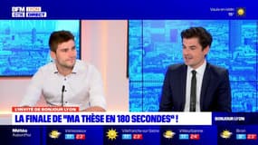  "Ça ressemble à un one-man-show": Bastien Marguet, doctorant à l'université Lyon 1, est  candidat au concours "Ma thèse en 180 secondes"