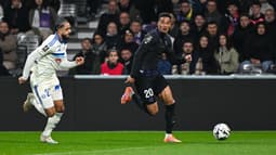 Emersonn lors de Toulouse-Strasbourg, le 6 décembre 2025.