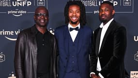 Lilian Thuram avec ses fils Khéphren et Marcus en mai 2021