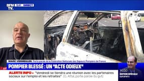Pompier blessé: pour le porte-parole de la Fédération Nationale des Sapeurs Pompiers de France, "on a franchi un cap"