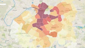 Dans le Grand Paris, les violences physiques crapuleuses se concentrent davantage dans le centre de la capitale et dans le nord.