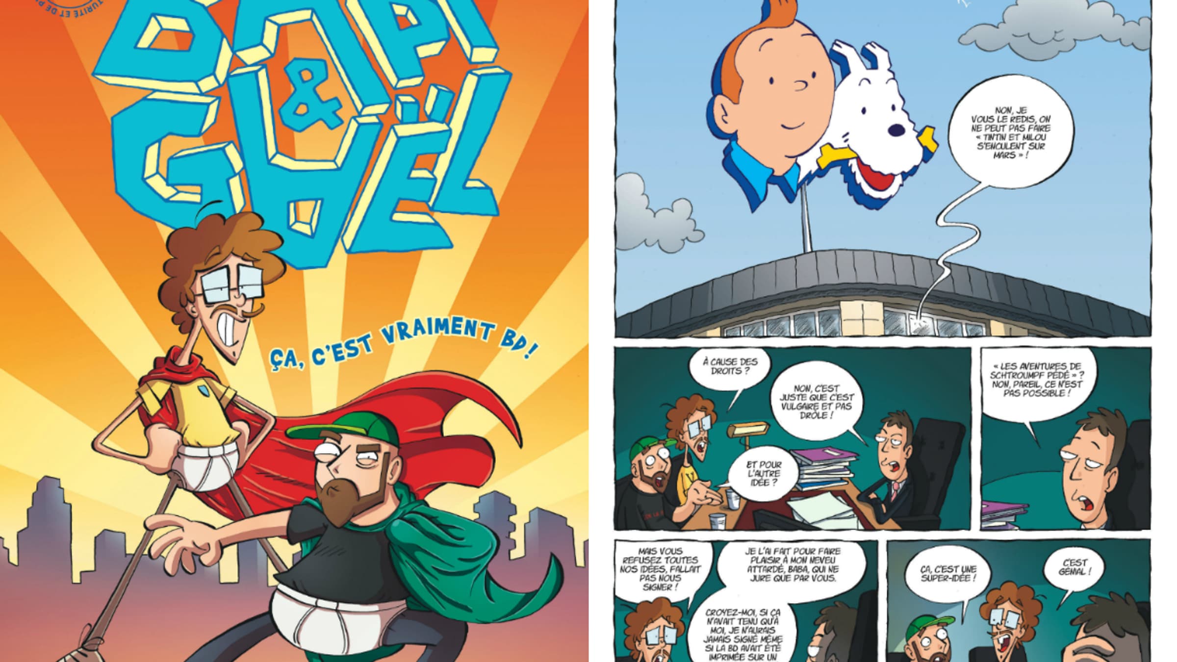 Les Youtubeurs Bapt et Gaël se lancent dans la BD: 