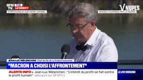 Rémunérations: pour Jean-Luc Mélenchon, "Élisabeth Borne dit n'importe quoi"