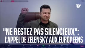 "Ne restez pas silencieux": l'appel de Volodymyr Zelensky aux Européens en intégralité