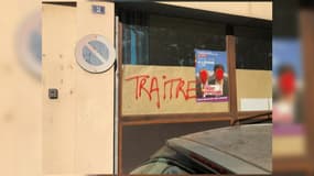 Le local du Parti socialiste a été tagué à Gap le lundi 29 juillet 2024. 