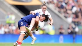  Teani Feleu lors d'Angleterre-France, le 26 avril 2025.