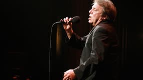Le chanteur Jean Guidoni, le 1er mai 2008 au Trianon à Paris.