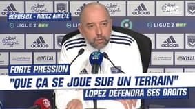 Bordeaux - Rodez arrêté : "Que ça se joue sur un terrain", le président Lopez défendra les droits des Girondins
