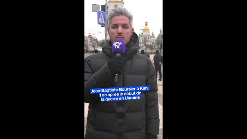 Un an de guerre en Ukraine: notre journaliste Jean-Baptiste Boursier à Kiev