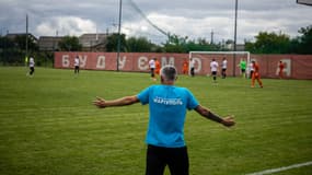 Le coach du FSC Marioupol, à Demydiv le 20 août 2022