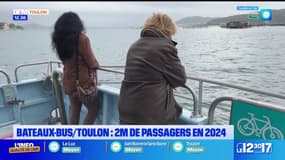 Toulon: près de 2 millions de passagers pour les bateaux-bus en 2024