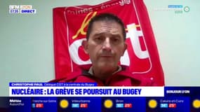 Nucléaire: la grève se poursuit à la centrale du Bugey