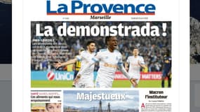 La Une de La Provence