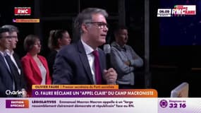 Législatives : Olivier Faure réclame un "appel clair" du camp macroniste