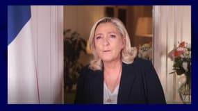Marine Le Pen dans sa vidéo de voeux aux Français 